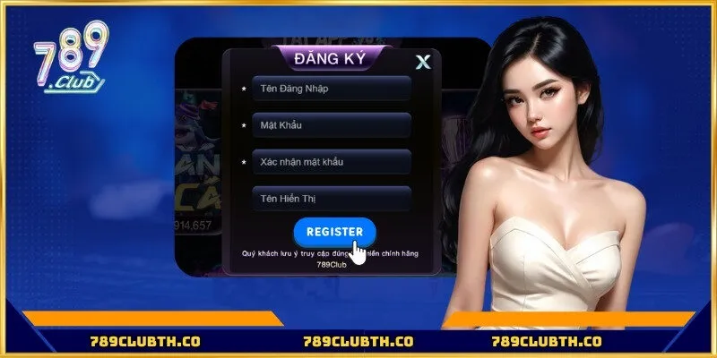 Hướng dẫn đăng ký thành công tài khoản 789Club